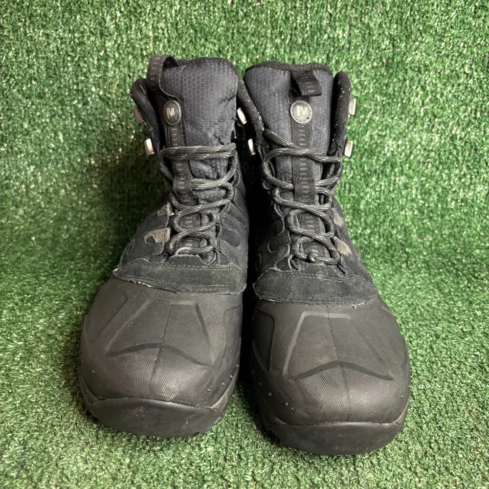 Merrell Moab Polar Waterproof Insulated M-Select Dry Winter Boot Black Mens 10.5